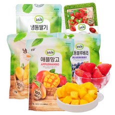 푸르젠 냉동과일 딸기/망고/블루베리 1kg, 07번 냉동과일 리치 1kg, 1개