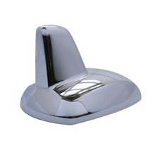 IDFR ODE 汽車精品 E-W212 樣式 鯊魚鰭靜電天線 電鍍銀, 1個