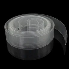 2/5/10/20M 투명 PVC 열 수축 튜브 팩 직경 7 ~ 170mm 절연 필름 케이스 케이블 슬리브 와이어 랩 배터리, 01 Clear, 01 20 Meters, 06 Width 85mm Dia 54mm, 1개