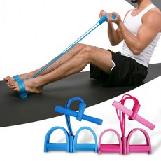 전신 로잉 밴드 스트레칭 운동, 핑크, 1개