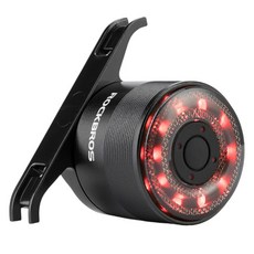 락브로스 Q1 컬러풀 후미등, 1개, 블랙