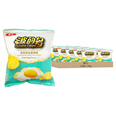 華元 波的多洋芋片 香煎荷包蛋風味, 34g, 10包