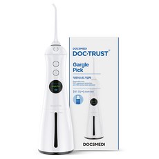 닥스메디 가글 구강 세정기 치간 치아 세척기 치석 제거기 무알콜 자연유래 천연 성분 방수 가글픽 휴대용 가정용 추천 스케일링 치과 공식 납품, 구강세정기 단품