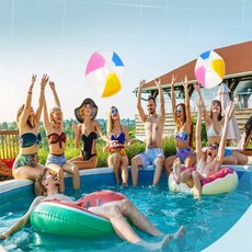 완자스토어 물놀이 비치볼 물놀이용품, 축구공