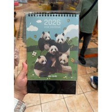 韓國福寶周邊 可愛熊貓 愛寶樂寶福寶睿寶輝寶, 1個, 寶家族2026桌曆（現貨