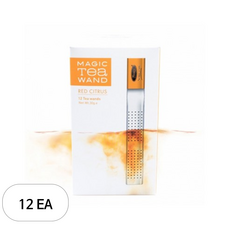 프리미어스티 실버 매직 티완드 레드 시트러스 허브차, 2.5g, 12개입, 12개