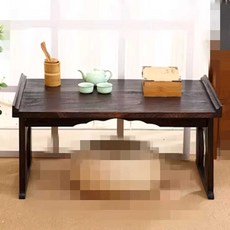 서당 탁자 책상 전통 미니 찻상 서예 예절 다도 원목, 80x45x38