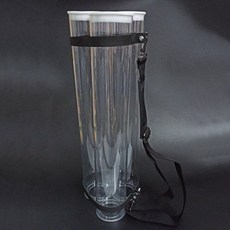 台灣出貨 羽毛球訓練神器 羽毛球發球機 教練喂球發球筒多球筒狀背式不帶球, 長100CM 3筒*37可裝111球, 1個