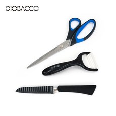 리빙아트 과도 가위 감자칼 3종 세트, 1개