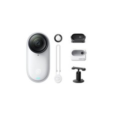 액션카메라 미니캠 Insta360 GO 3S - 4K 소형 휴대용 및 다목적 핸즈프리 POV 어디서나 마운트 안정화, 없음, 1) Standalone W 64GB