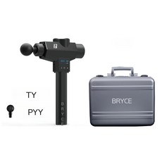 16mm 스트로크 45KG 추력 고출력 근막총 열 치료 재활 EMS 펄스 알루미늄 합금 본체 재급유 불필요, 160x45x336mm, 옵션1