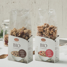 (1+1) 훅스 유기농 크런치 2종 (초콜릿 350g 레드후르츠 350g), 레드후르츠 (2봉)