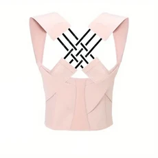 남성을 위한 교정기 조절 가능한 어깨 등 중간 상부 에 사용, Pink, XL
