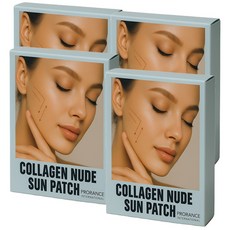 자외선 차단 선 투명 썬 콜라겐 골프 패치, 4개, 16개입