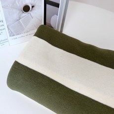 CRT 036 탐나요 넓은 스트라이프 스판 원단 줄무늬 패브릭 단가라 대폭 천, 1개, 민자카키