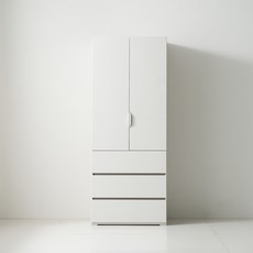 데코라인 따숨 모듈 옷장 안방 드레스룸 키큰 이불장농 서랍옷장 800, 화이트