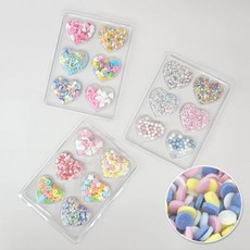 슈가스프링클 베이킹 데코 스프링클 셋트 (3종 택1), 구슬형