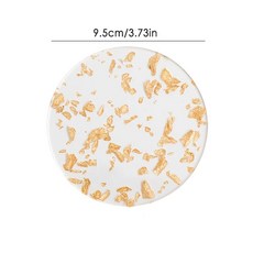 단열 실리콘 매력적인 우아한 커피 패드 테이블 장식 금박 크래킹 매트, S, nde