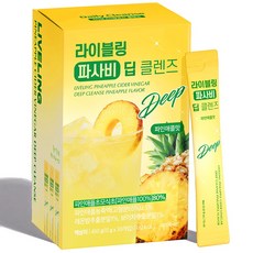 라이블링 파사비 딥 클렌즈 파인애플맛 파사비 파인애플사이다비니거, 15g, 30개