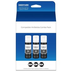 522 블랙 잉크 리필 병 ET-2800 ET-4800 ET-2400 ET-2803 ET-2720 T522 522 잉크 리필 병 교체용 블랙 에코 탱크 ET-2400 ET-27