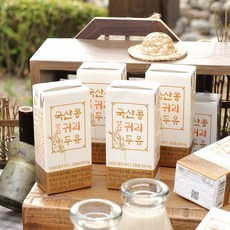 [영암귀리부인] 국산콩 영암귀리두유, 80개, 190ml