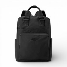 Birdy 可收納平板電腦後背包 雙肩包, 經典黑