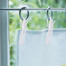 조정 깊이 대형 슈트 커튼 핀치 플라스틱 후크 넓은 응용 프로그램, 1개