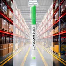 멀티초크펜 연두색 1자루 마커 메뉴판 드로잉펜 마킹도구 재단용 산업용