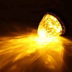 6x 방수 24V LED 사이드 마커 조명 표시기 회전 신호 클리어런스 후면 테일 주차 램프 트럭 트레일러 RV 캐, 01 6Pcs Yellow