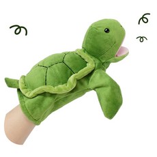 실감나는 구연동화손인형 말하는 거북이 어린이집 유치원 동물인형 안전한 아기 동화책 읽어주기