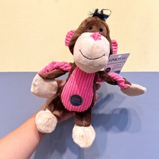 綺敏 K9 狗狗玩具 LINK TUFF 耐咬舒壓玩具 狗磨牙玩具 捲捲手 拉拉手 福媽寵物, 捲捲手/猴子, 1個