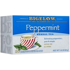 Bigelow 페퍼민트 티백 - 20개입