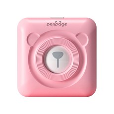 PeriPage 迷你打印機 A6 標籤機, 1個, A6打印機【304dpi 粉色】送1捲紙, A6打印機【304dpi 粉色】送1捲紙