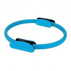 健身普拉提環 玻璃纖維 TPE/NBR防護套 PP材質 38x3cm 輔助訓練環, 新款藍色, 1個