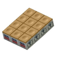 Silver Cup 카멜 당구 초크 박스 12개 USA