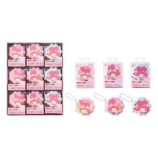 三麗鷗正版授權 減壓口袋本 高顏值學生便攜記事本 迷你隨身便條本, 1個, YZ8790美藥蒂減壓口袋本, Pink, 1