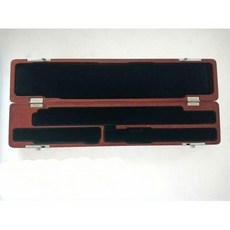 훌륭한 플루트 케이스 17 개의 열린 구멍 아름다운 나무 상자, 1개