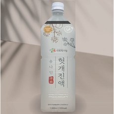 해썹 유나인 헛개진액 1.5리터, 1.5L, 7개