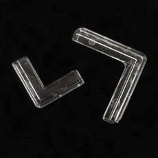 투명 실리콘 책상 모서리 보호 커버 아기 안전 가드 충격 방지 가구 코너 쿠션, 상세페이지 참조, 1개