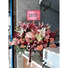 開幕盆花設計 適用於台北市花店桌花/生日/派對/畫展/開幕開市/榮升榮調/喬遷/會員大會/競選總部成立, 1個