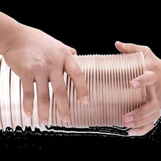 투명진공호스 주름배관 플라스틱 PU 덕트 강선 자바라 10M 내경 속25mm 배수용, 지름110mm(10m)