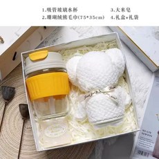 집들이 돌잔치 송년회 신년회 선물세트 답례품 축제, AF. 타월  카모마일 핸드크림  더블 드링킹