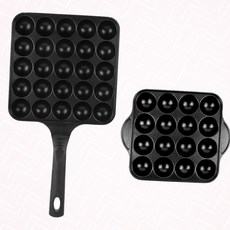 타코야키팬 사각 업소용 가정용 무쇠 조리도구 미니팬, 1개