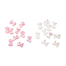 인터쇼퍼 네일파츠 리본 10P 아크릴, 핑크