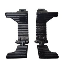 풋벨브 굴삭기 미니 디깅 포크레인 페달 커버 주행 교체 부품 받침대 운전석 발판, A. 17-21mm 좌우 세트, 기본 차종