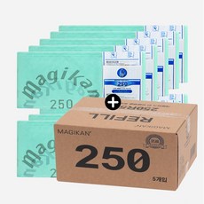 매직캔 리필 봉투 250 5롤/1pack, 5개, 20L, 250R5G
