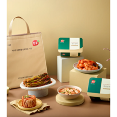 한울 추석 한가위 명절 김치선물세트 일반세트 + 보냉 선물용가방, 1개