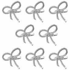 결혼 크리스마스 파티 냅킨 링 홀 홀더 앤스 링 홀 홀더 결혼식 크리스마스 파티 선물 선물, Silver