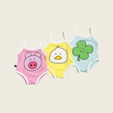 (미니얀) 오유아 베이비 오뜨베베 해피썸머바디슈트 수영복