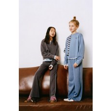 [국내배송] 자라 ZARA 모달 혼방 립 플레어 팬츠 - 초콜렛 938222